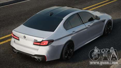 BMW M5 F90 2021 White para GTA San Andreas