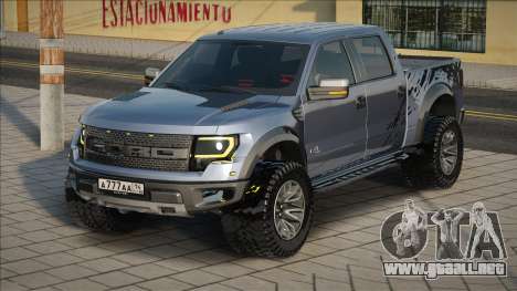 Ford Raptor SVT 2012 Dia para GTA San Andreas