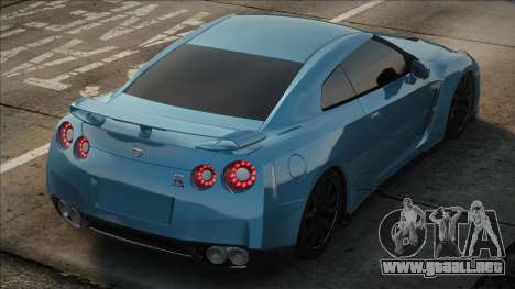 Nissan GT-R R-35 BLUE para GTA San Andreas