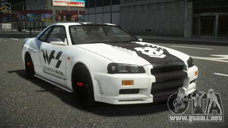 Nissan Skyline R34 Fizoxy para GTA 4