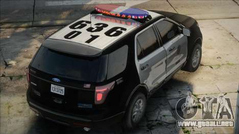 LAPD 2013 Ford Explorer para GTA San Andreas