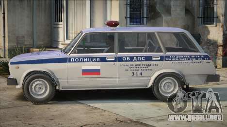 VAZ 2104 con librea de policía de tráfico para GTA San Andreas