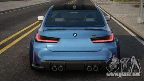 BMW M3 Competition G80 2021 Blue para GTA San Andreas