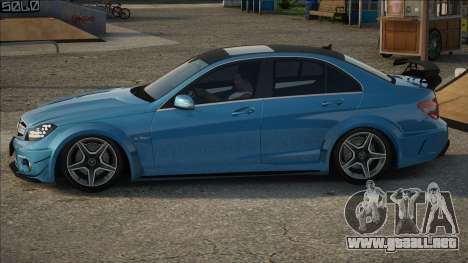 Mercedes-Benz C63 AMG Riot para GTA San Andreas