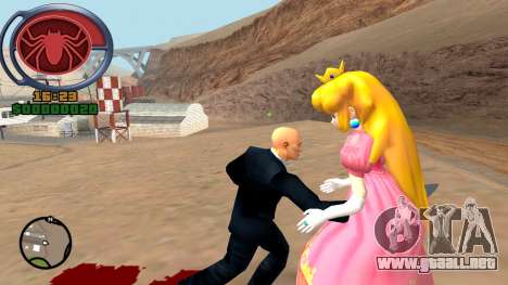 Peach from Super Smash Bros Melee para GTA San Andreas