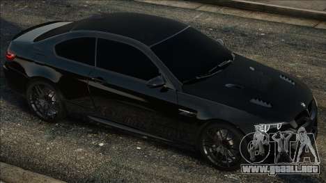 BMW M3 E92 Black para GTA San Andreas