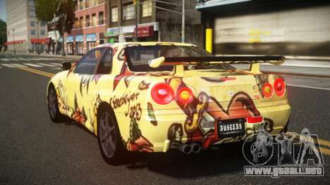 Nissan Skyline R34 Heroshi S11 para GTA 4