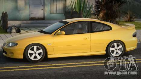 2006 Pontiac GTO Yelow para GTA San Andreas