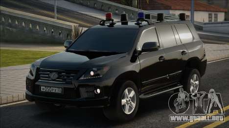 Lexus LX570 FBI para GTA San Andreas