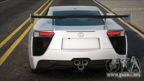 Lexus LFA 2010 White para GTA San Andreas