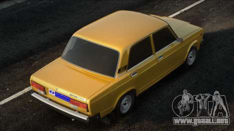 VAZ 2107 Amarillo en stock para GTA San Andreas