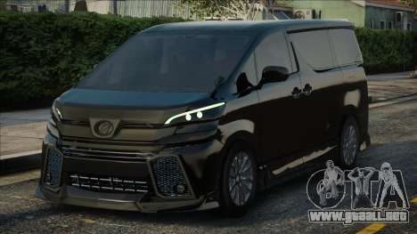 Toyota Vellfire 2018 para GTA San Andreas