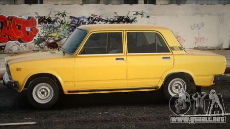 VAZ 2107 Amarillo en stock para GTA San Andreas