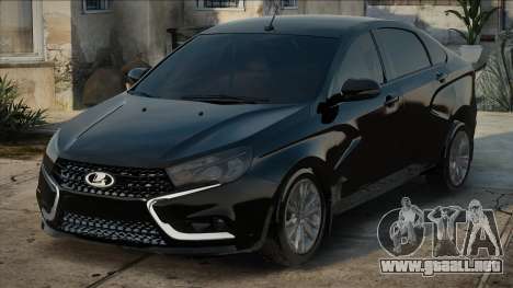 Lada Vesta Oper Blek para GTA San Andreas