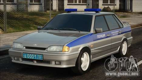 VAZ 2115 - Policía para GTA San Andreas