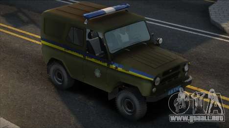 UAZ-31514 Servicio de Patrulla de Policía de Ucr para GTA San Andreas