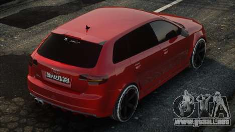 Audi RS3 Red para GTA San Andreas