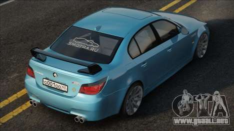 BMW M5 E60 Ble para GTA San Andreas