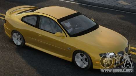 2006 Pontiac GTO Yelow para GTA San Andreas