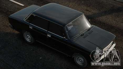 VAZ 2107 Negro en stock clásico para GTA San Andreas