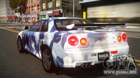 Nissan Skyline R34 Heroshi S10 para GTA 4