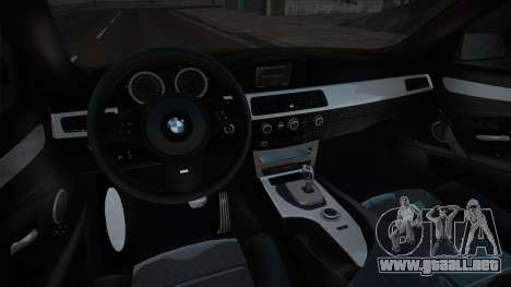 BMW e60 530i Black para GTA San Andreas