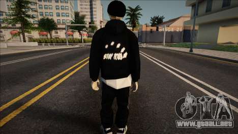 Chico joven con una elegante sudadera con capuch para GTA San Andreas