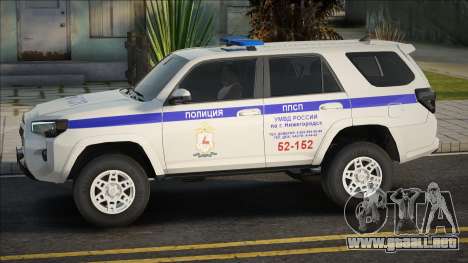 Toyota Land Cruiser Polic para GTA San Andreas