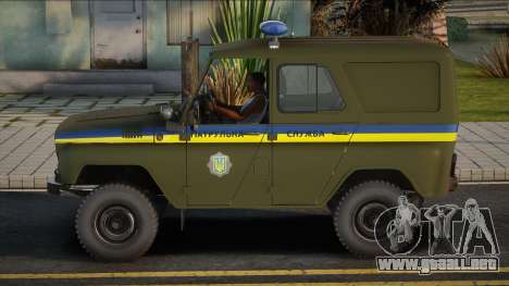 UAZ-31514 Servicio de Patrulla de Policía de Ucr para GTA San Andreas