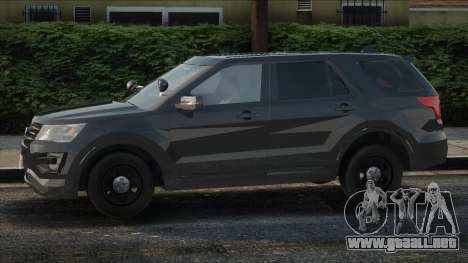 LAPD 2016 Ford Explorer Unmarked para GTA San Andreas