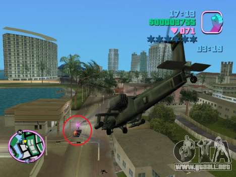 Mod de misión de entrenamiento de helicóptero Hu para GTA Vice City