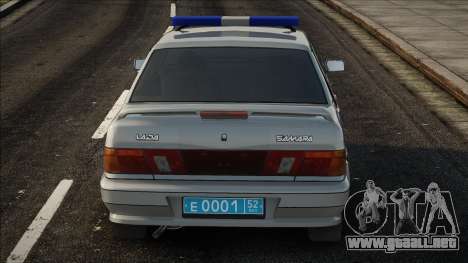 VAZ 2115 - Policía para GTA San Andreas