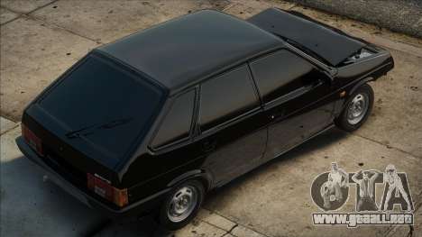 VAZ 2109 Negro y Culata (Después del accidente) para GTA San Andreas