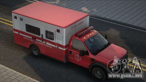 2008 Ford F-550 Ambulance para GTA San Andreas