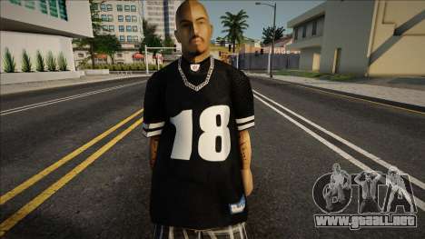 Barrio 18 Street Gang Man 2 para GTA San Andreas