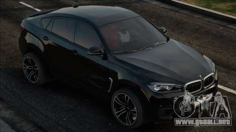 BMW X6M Black para GTA San Andreas