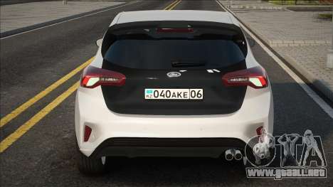 Ford Focus ST 2019 White para GTA San Andreas