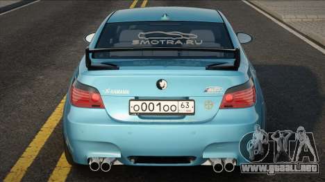 BMW M5 E60 Ble para GTA San Andreas