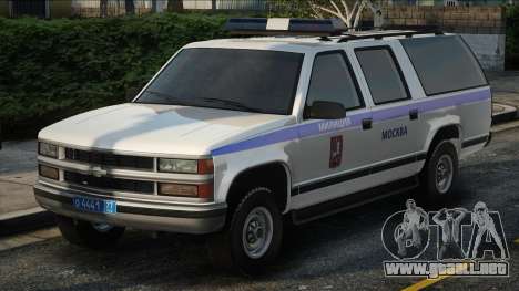 Chevrolet Suburban GMT400 1998 Milicia para GTA San Andreas