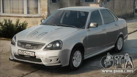 Lada Priora Silver Edit para GTA San Andreas