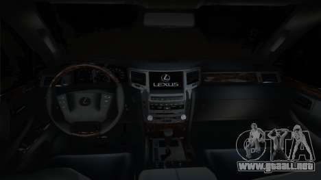 Lexus LX570 FBI para GTA San Andreas