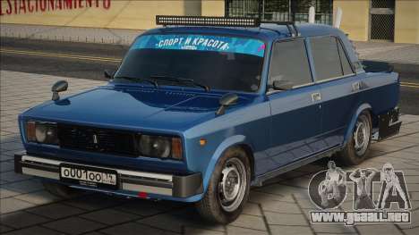 VAZ 2105 Culata Azul para GTA San Andreas