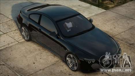 BMW M6 [Black] para GTA San Andreas