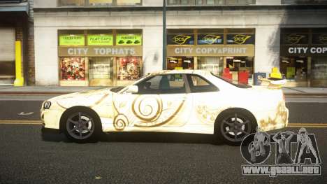 Nissan Skyline R34 Heroshi S12 para GTA 4