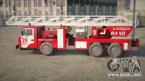 AL KamAZ-65115 Bombero (Ministerio de Situacione para GTA San Andreas