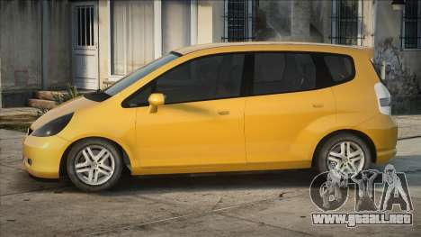 Honda Jazz Yellow para GTA San Andreas