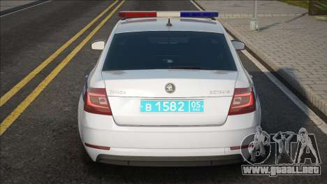 Škoda Octavia - Policía Policía de Tráfico para GTA San Andreas