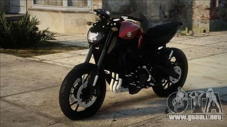 YAMAHA MT 09 ALET NALET [Realizim Motoru] para GTA San Andreas