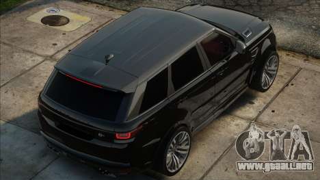 Land Rover Range Rover SVR Black para GTA San Andreas