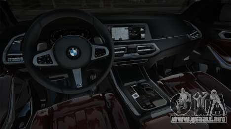 BMW X5 G05 Blek para GTA San Andreas